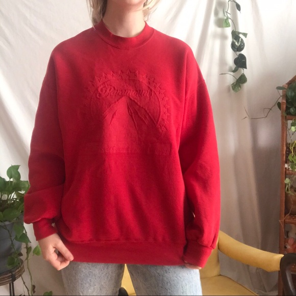 Vintage 90s red Paramount Pictures sweatshirt - Picture 2 of 4